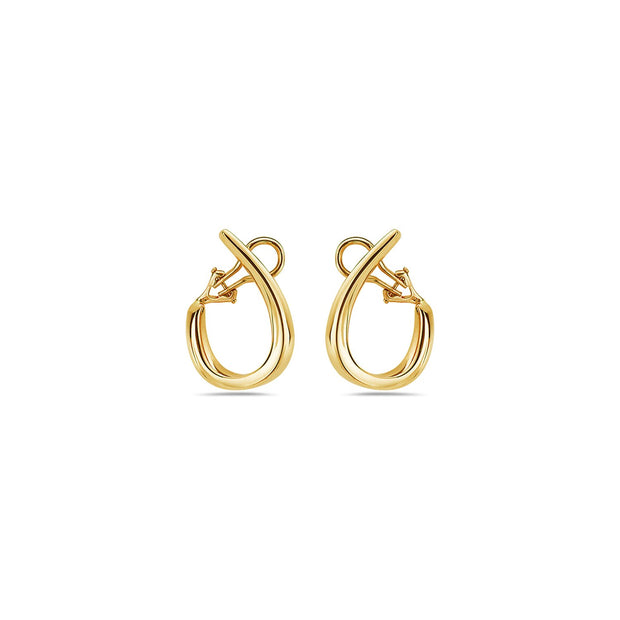 SIGNATURE TWISTED LARGE HOOP EARRING