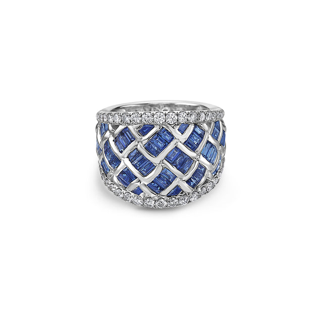 Krypell Collection Diamond Basket Weave Ring