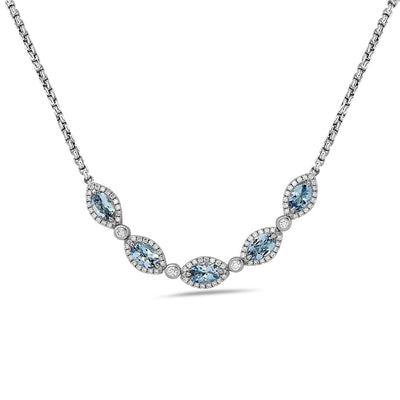 Diamond Firefly Marquise Necklace